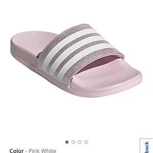 Adidas Sparkly Adilette Comfort Slides